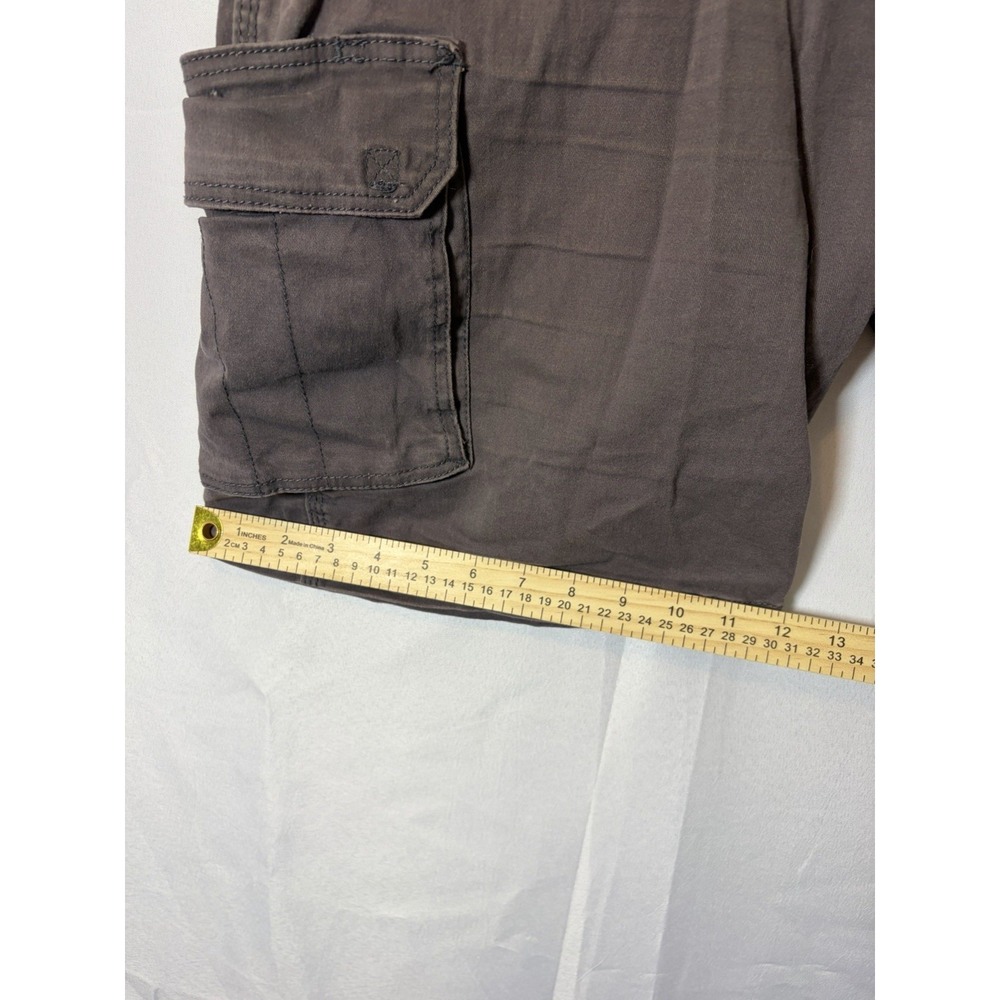 Berne Men's Cargo Shorts Gray Flat Front Pockets Cotton Blend Relaxed Gorpcore - Picture 15 of 16